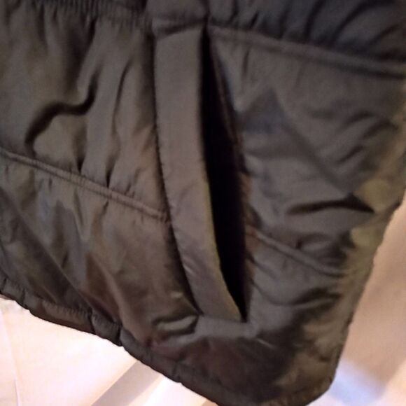 Original Weatherproof Vintage Black Puffer Vest XXL Gray Lining WLP 11590 Big - Picture 3 of 7